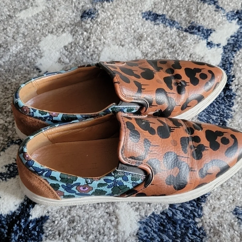 Coach wildbeast napa slip on sneakers brown/mist